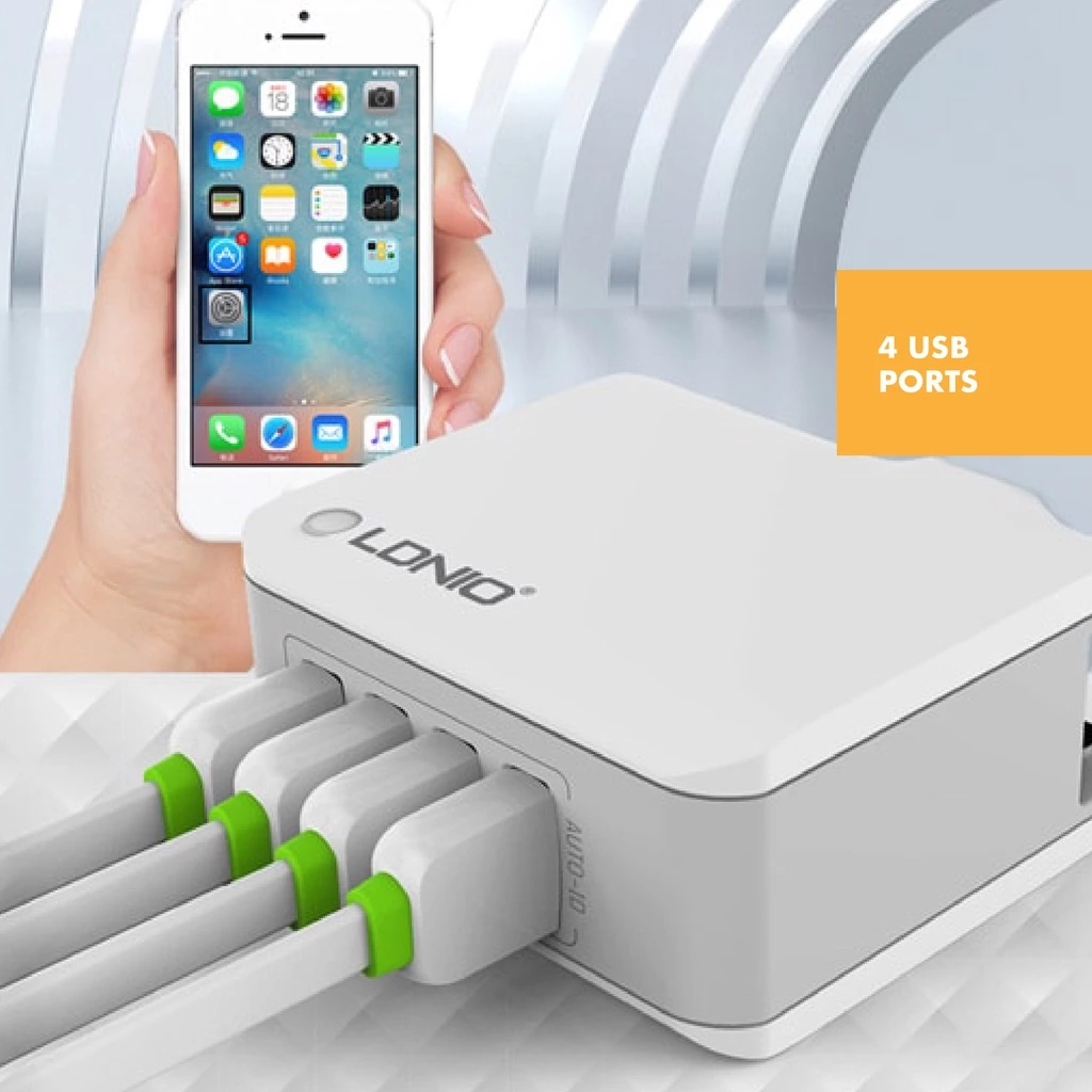 LDNIO A4403 4 USB Charger