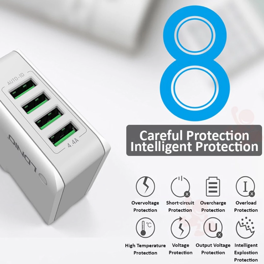 LDNIO A4403 4 USB Charger