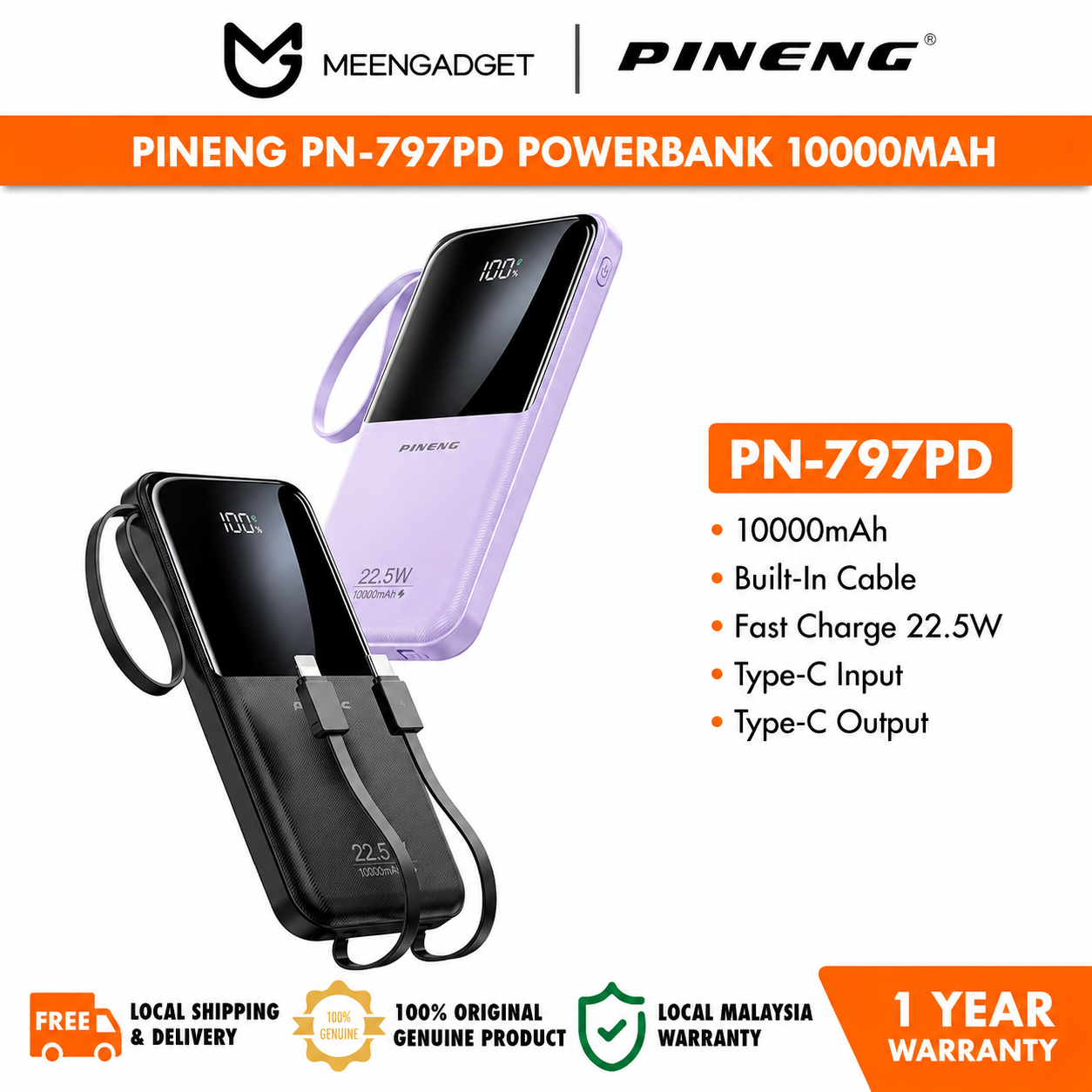Pineng PN-797PD Powerbank